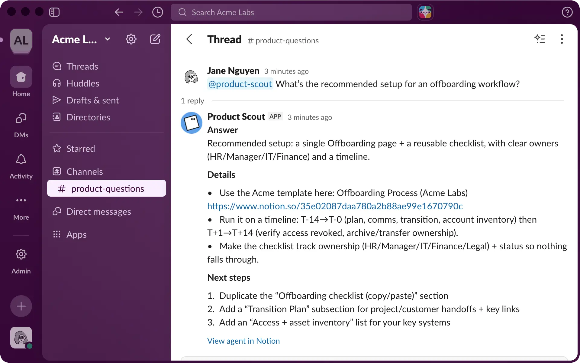 Paste a bad or incorrect response into chat and ask your agent what went wrong.