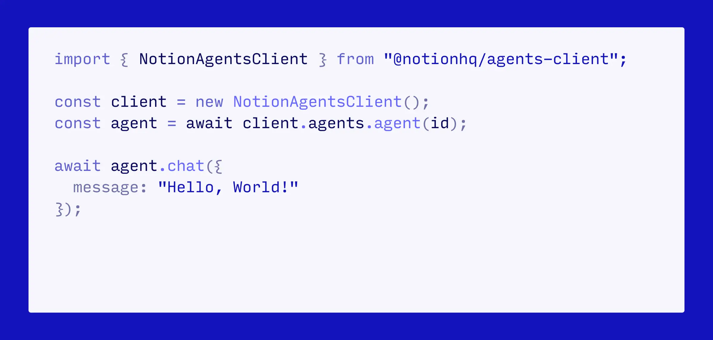 Use your Notion Agents in any app
