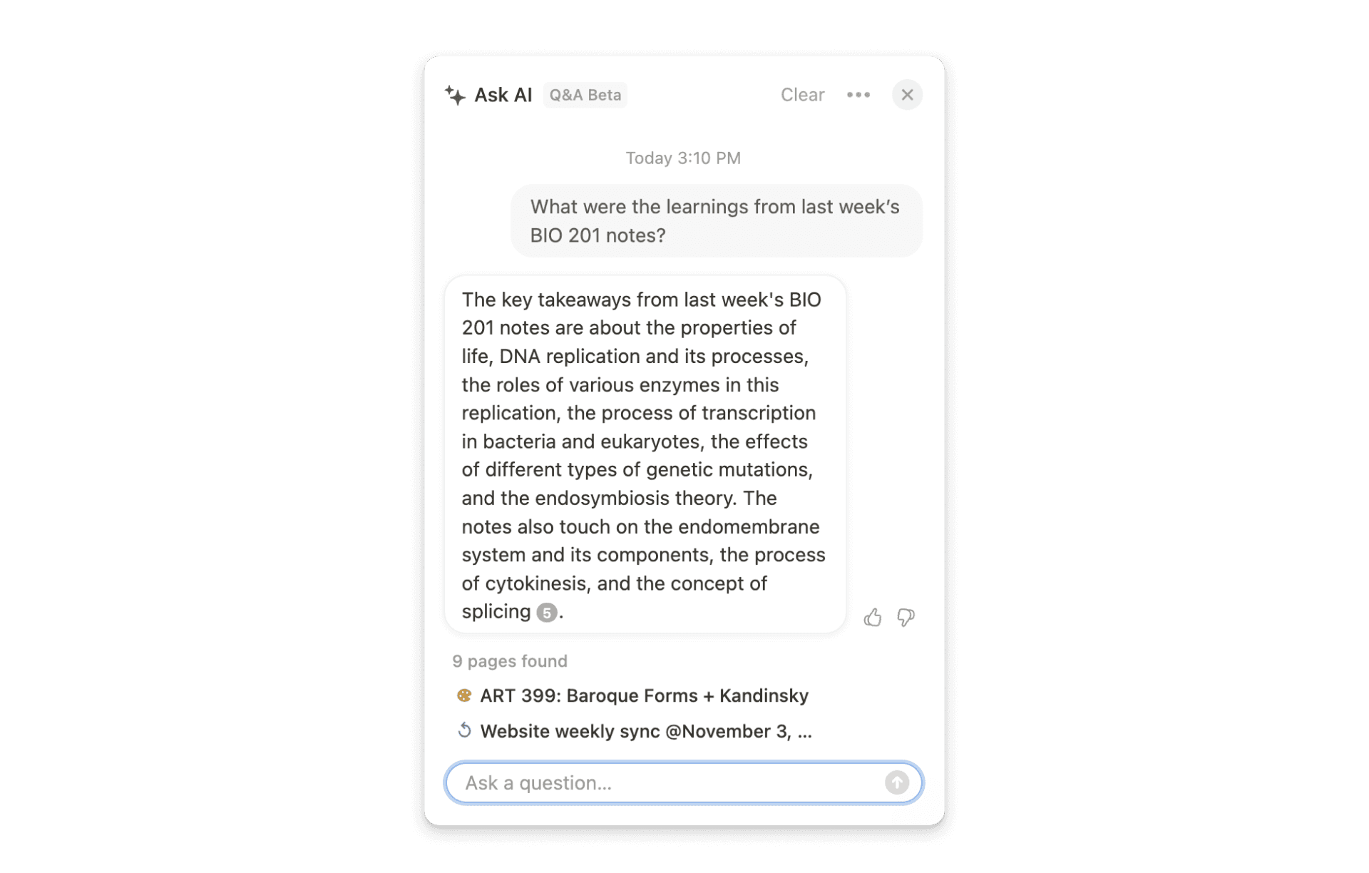 q&a notas de biología